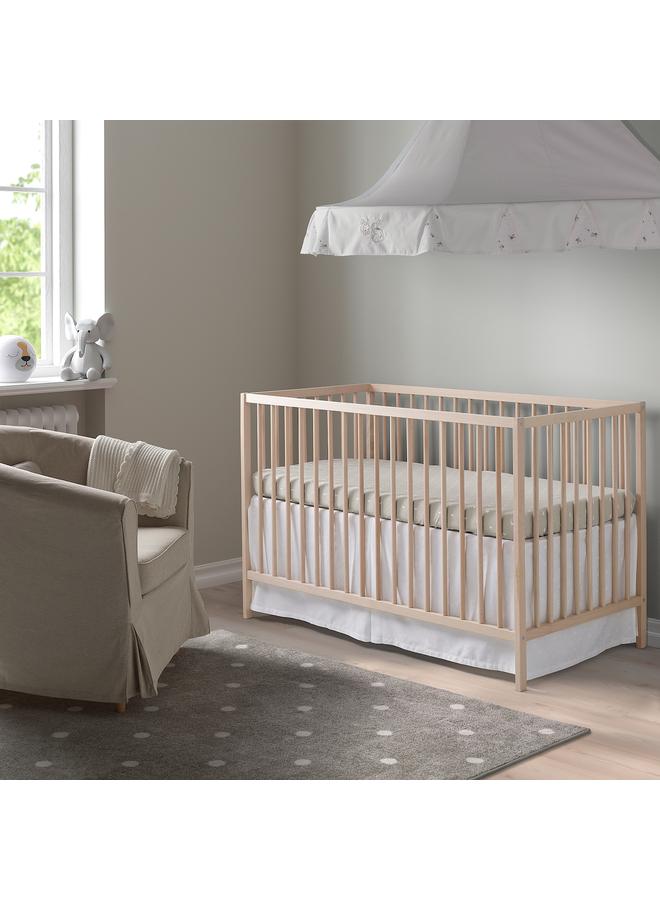 زبون سرير أطفال، خشب الزان، 60×120 سم - Image 2