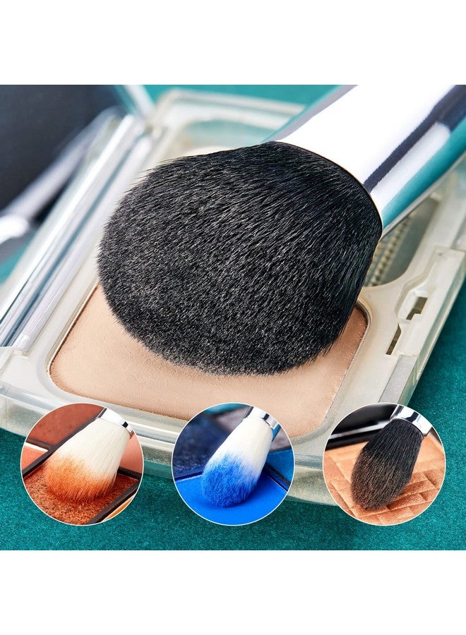 Jessup Makeup Brushes 15 Pcs Makeup Brush Set Beauty Cosmetics Make Up Powder Concealer Eyeshadow Eyeliner Blending Lip Brush Tools (Black/Silver) T092 - Image 5