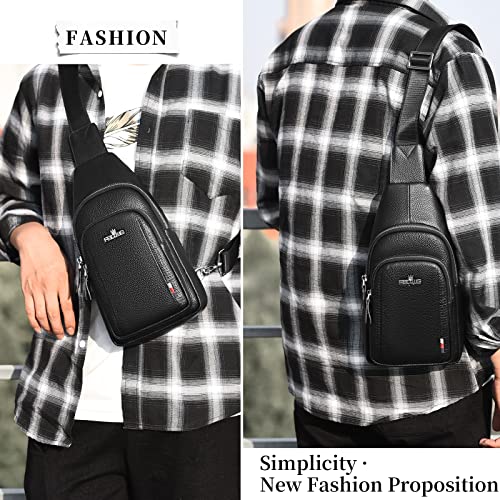 FSD.WG sling Backpack for Men Chest Bag Crossbody Shoulder Bags Travel Bag Purse for Men with Water Resistant - Image 2