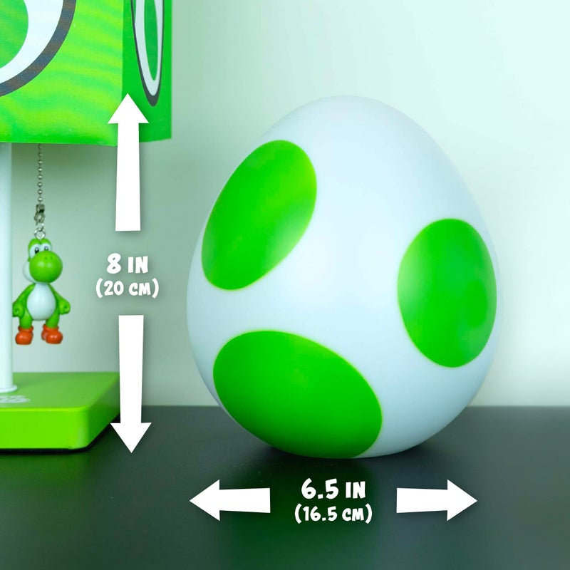 Paladone Super Mario Yoshi Egg Light - 20cm Collectible USB-Powered Light, Perfect for Bedroom, Desk, or Gaming Room, Ideal Gamer Decor - Image 3