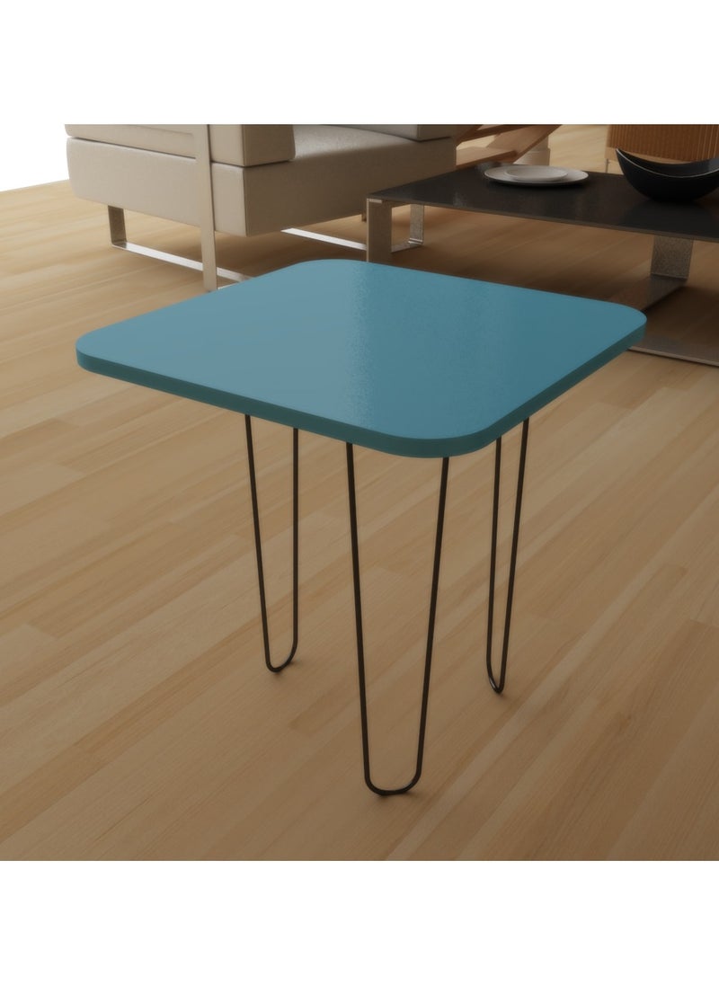 Generic Momentum Modern Side table, Metal legs, PVC surface, 40 CM.  - Image 2