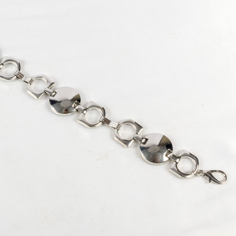 ذا بلاك بيرل اكسسوريز حزام معدن حريمي فضي - Image 4