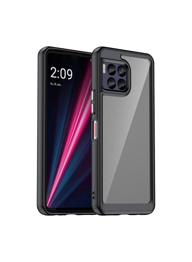 Case For T-Mobile REVVL 7 Pro 5G Colorful Series Acrylic Hybrid TPU Phone Case