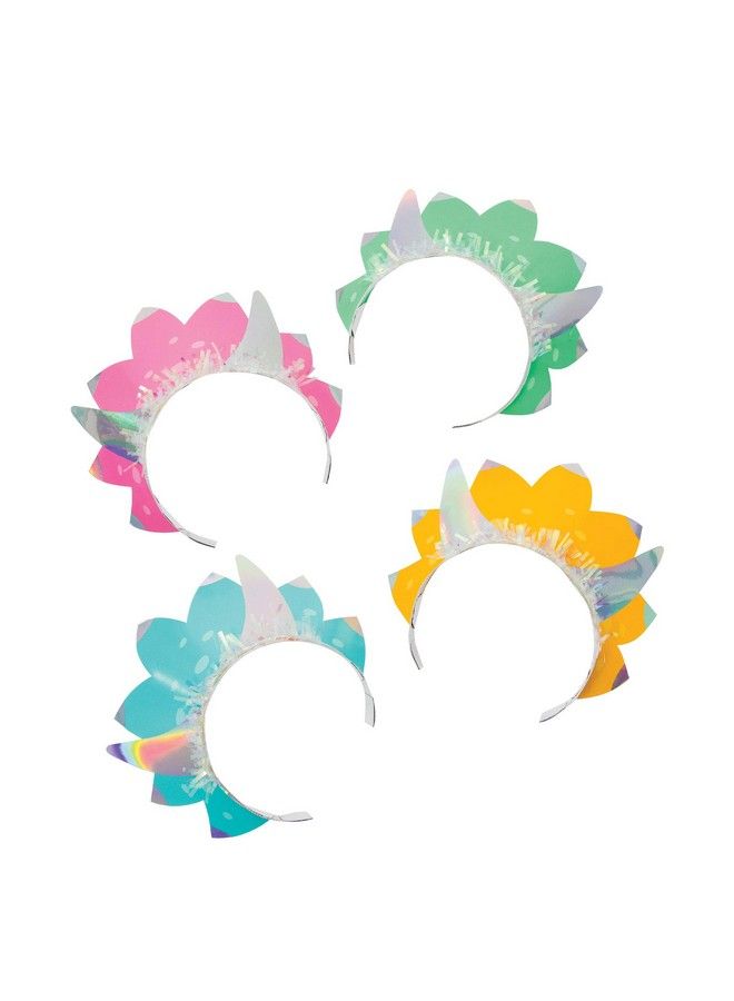 CREATIVE CONVERTING 346440 Iridescent Girl Dino Party Tiara - Image 2