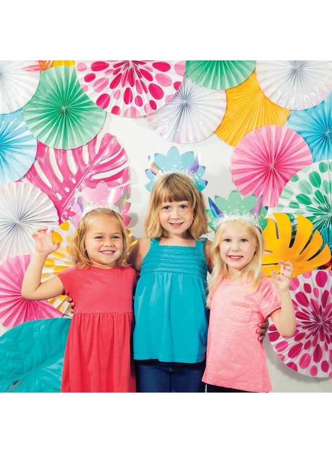 CREATIVE CONVERTING 346440 Iridescent Girl Dino Party Tiara - Image 4