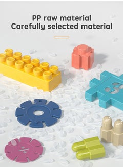 GIFT 160 pcs Set  Kids Building Blocks Construction Toy - Learning Playset STEM Educational Kit Child Branin Development Preschool Kindergarten Toy  - Image 4