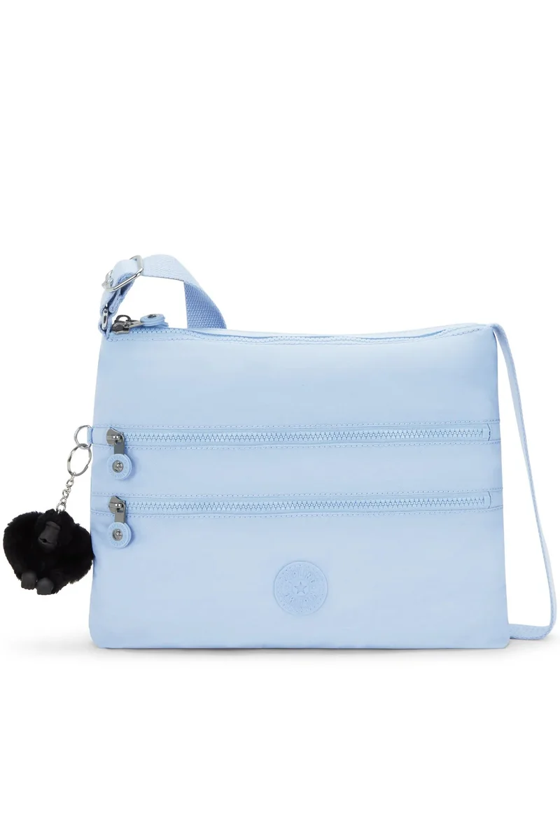 كيبلينغ Alvar, Medium Female Crossbody Bag - Cloudy Sky Blue