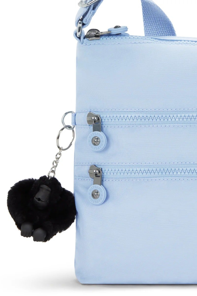 كيبلينغ حقيبة كروس بودي نسائية متوسطة الحجم - أزرق سماوي غائم - Image 5