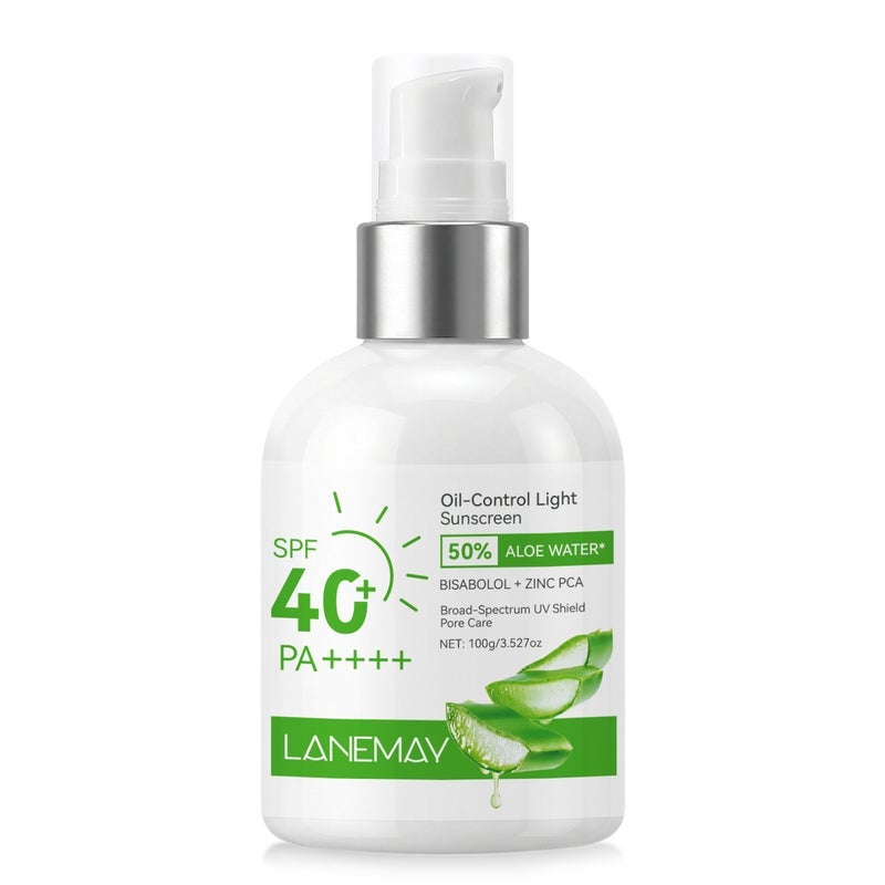 LANEMAY SPF40+ PA++++ Aloe Oil-Control Protective Lotion 100g Refreshing Moisturizing  Soothing - Image 5