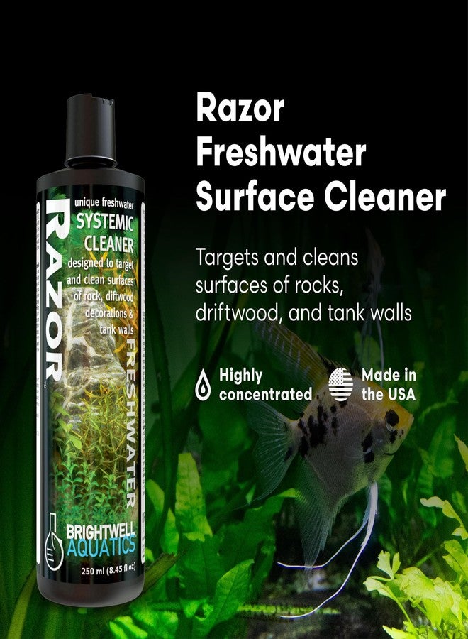 Brightwell Aquatics Razor Freshwater Systemic Aquarium Cleaner for Freshwater & Brackish Aquariums, 1L - Image 2