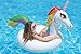 Poolmaster Unicorn Inflatable Swimming Pool Party Float 48 Inch WhiteRainbow - Image 2