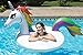 Poolmaster Unicorn Inflatable Swimming Pool Party Float 48 Inch WhiteRainbow - Image 3