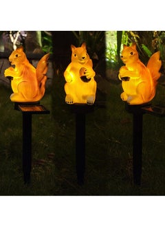 Y&D 2 Pieces Squirrel Shaped Solar LED Lights Effect Garden Light Auto On OR Off Dust To Dawn Outdoor Waterproof Landscape Decoration Solar Powered Security Torch Light  - Image 2