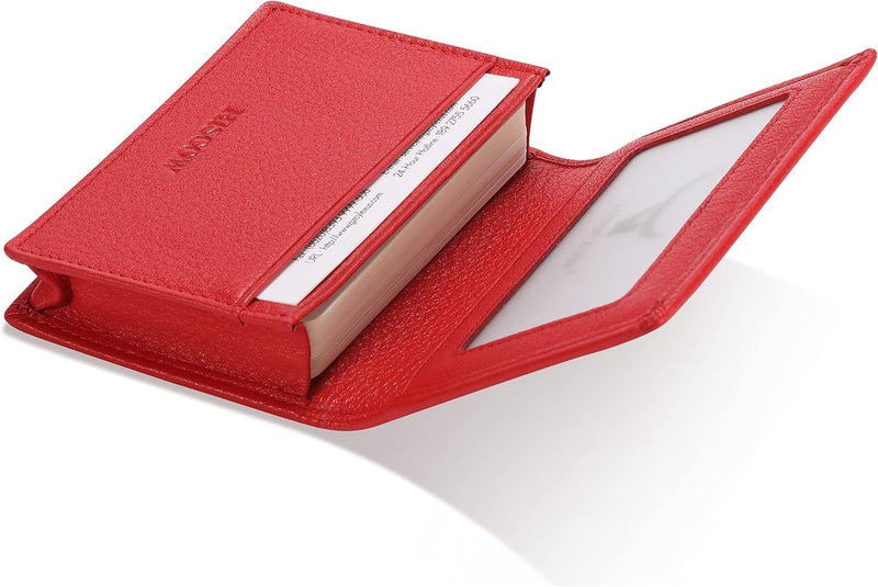 HISCOW Leather Business Card Case Holder for Men & Women, Italian Calfskin - Image 3