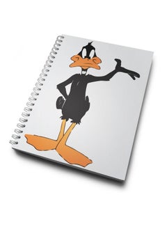 LIT Daffy Duck Angry Duck Printed Hardcover Spiral Notebook  - Image 1
