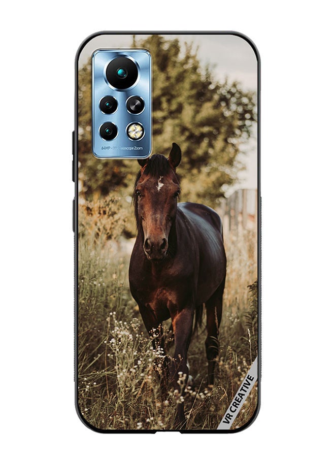 VR CREATIVE Protective Case Cover For Infinix Note 11 Pro Brownie Horse Design Multicolour - Image 1
