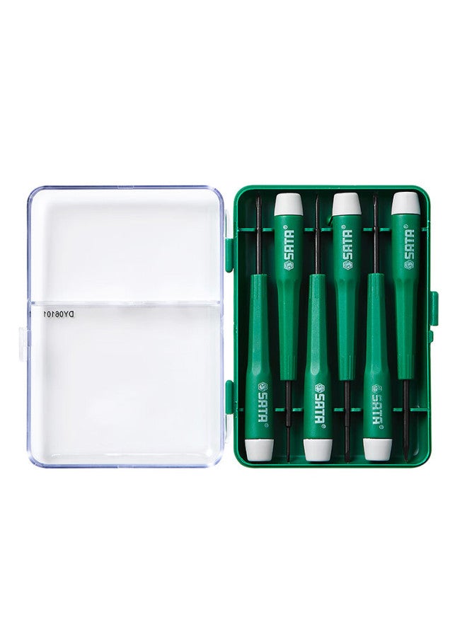 Sata 6-piece Phillips And Flathead Mini Screwdriver Set, Small Electronic Repair Precision Screwdriver Dy06101 - Image 2