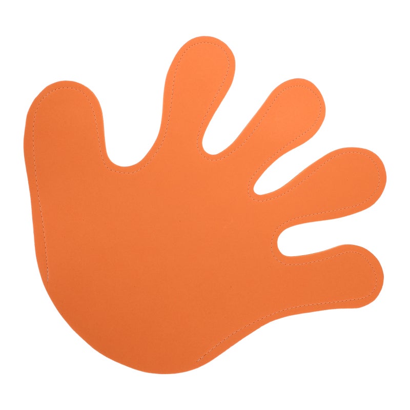 Cheer Props EVA Giant Hand Shaped Prop for Concerts Sports Events and Parties Orange 46.50X42.50X0.50cm Cheering 1Set - Image 5