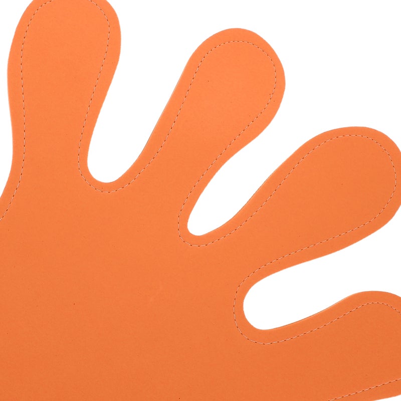 Cheer Props EVA Giant Hand Shaped Prop for Concerts Sports Events and Parties Orange 46.50X42.50X0.50cm Cheering 1Set - Image 3