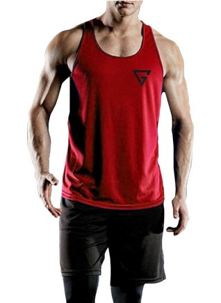 Ghassy Co. قميص داخلي رجالي للصالة الرياضية واللياقة البدنية من Ghassy Co. بتصميم على شكل حرف Y من الخلف - GYM-101  - Image 2