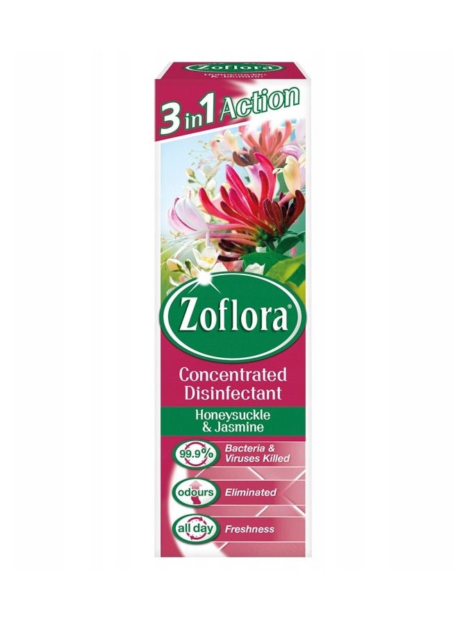 Zoflora Zoflora Concentrated Disinfectant 250ml – Honeysuckle & Jasmine Scent, Multi-Purpose Antibacterial Cleaner  - Image 1
