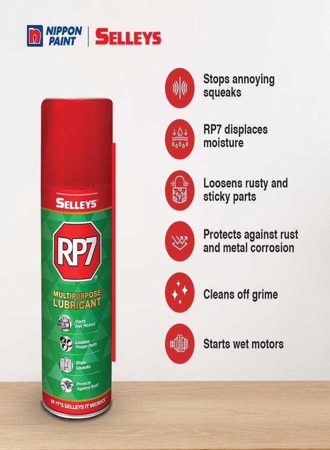 Nippon Paint Selleys RP7 (420 Ml, Clear) Multipurpose Lubricant,Cleaner for Chimney,Rust Remover, Auto Maintenance,Loosens Stuck Parts, Removes Stain & Sticky Residue, Descaling & Cleaning Agent - Image 2