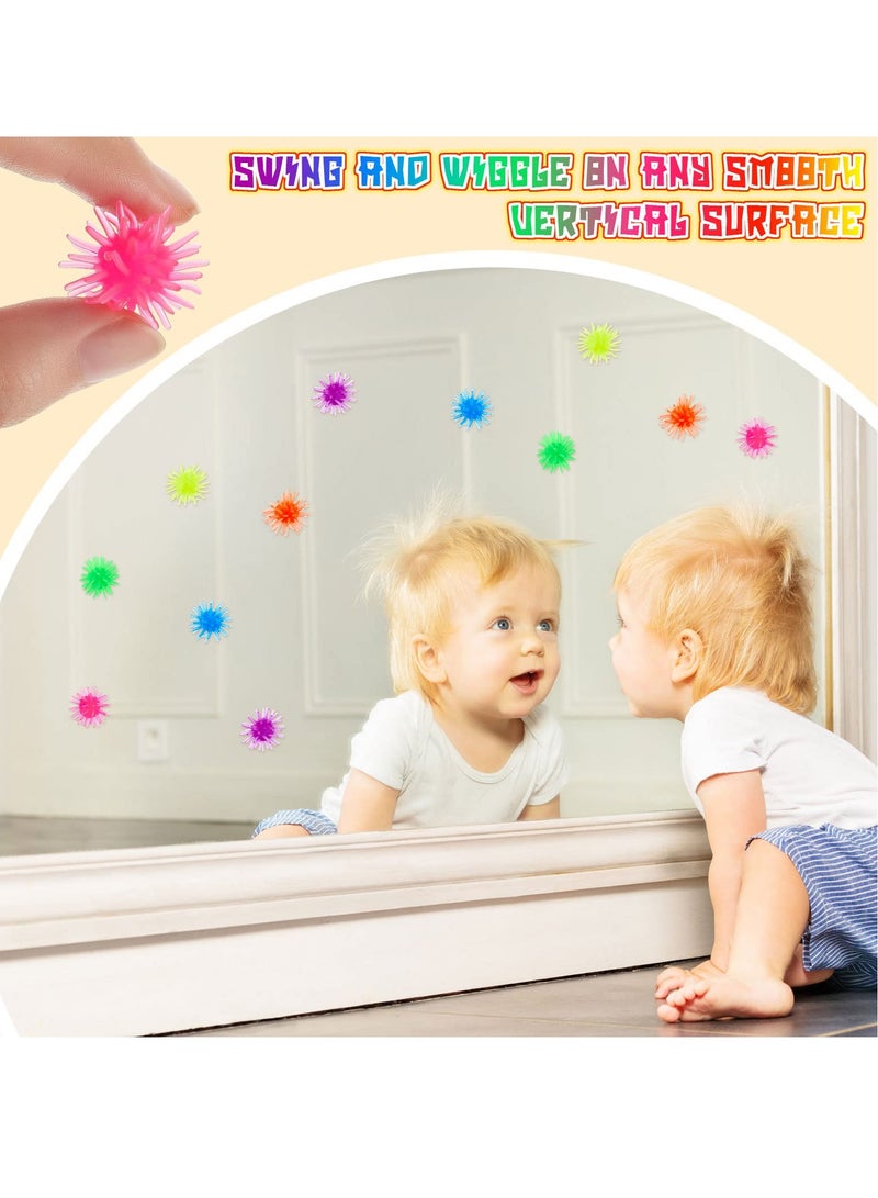 SYOSI 30pcs Window Crawler Balls, Sticky Wall Climbers, Stress Balls, and Fidget Toys for Kids and Adults, Toys for Favor Stress Relief, Fun Colors and Reliable Tpr Material - Image 2