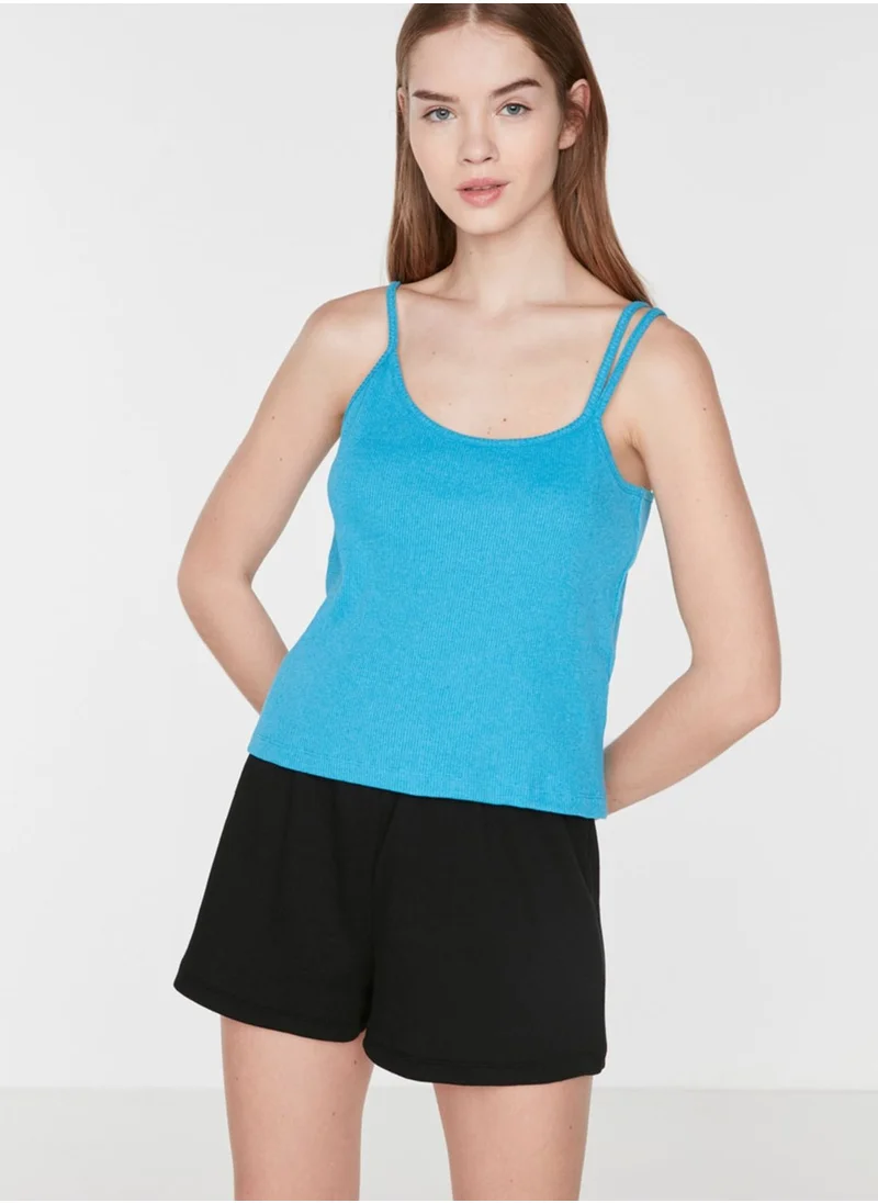 trendyol Strappy Knitted Top