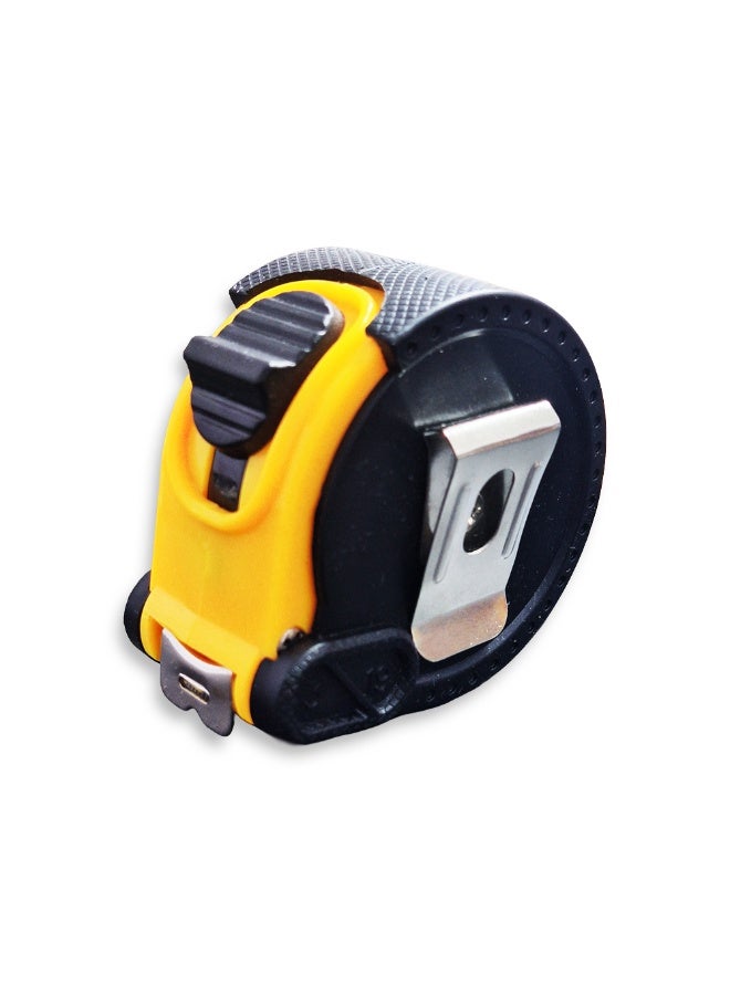 Measuring tape 3m length , made of reinforced plastic and rubber, automatic locking that easily holds the tape in place, strong magnetic tip, clear and easy to read graduations, equipped with a hand lanyard for easy carrying and mobility while working. - Image 3