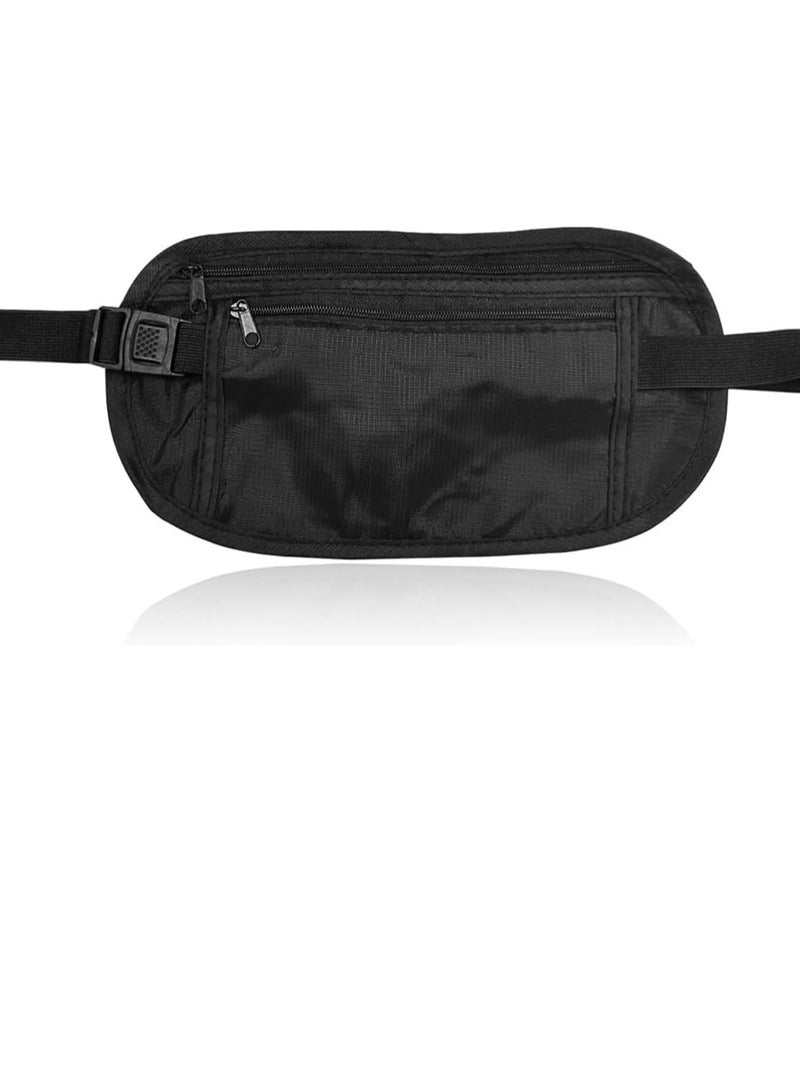 Black Anti-Theft Hidden Design Money Bag, - Image 2