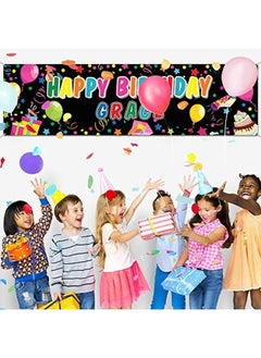 Tatuo Colorful Diy Birthday Banner Set Crafting Happy Birthday Poster Decoration By Alphabet Stickers Party Decorations Kit Bday Party Supplies  - Image 5
