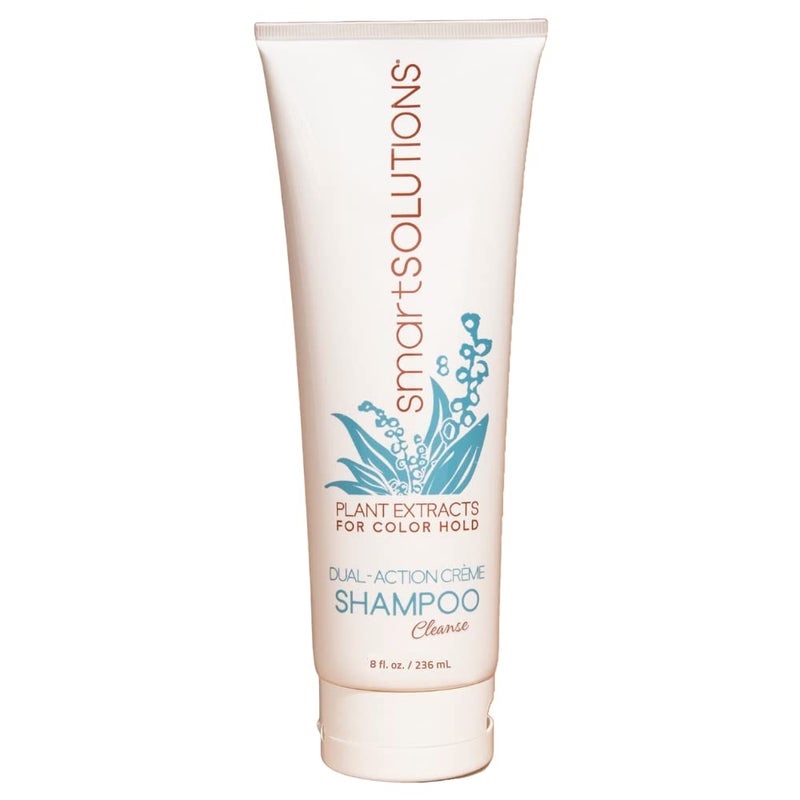 smartSOLUTIONS DualAction Creme Shampoo  Sulfate Paraben  Sodium Chloride Free  Color Safe  Chemically Treated Hair Safe 8 fl oz