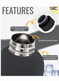 S2C Water Bottle Stainless Steel 750ml - Double Wall insulated Water Bottles for Hot Water Gym Bottle Stainless Steel Water Bottle for Kids School Flask Bottle Hot water bottle  - Image 5