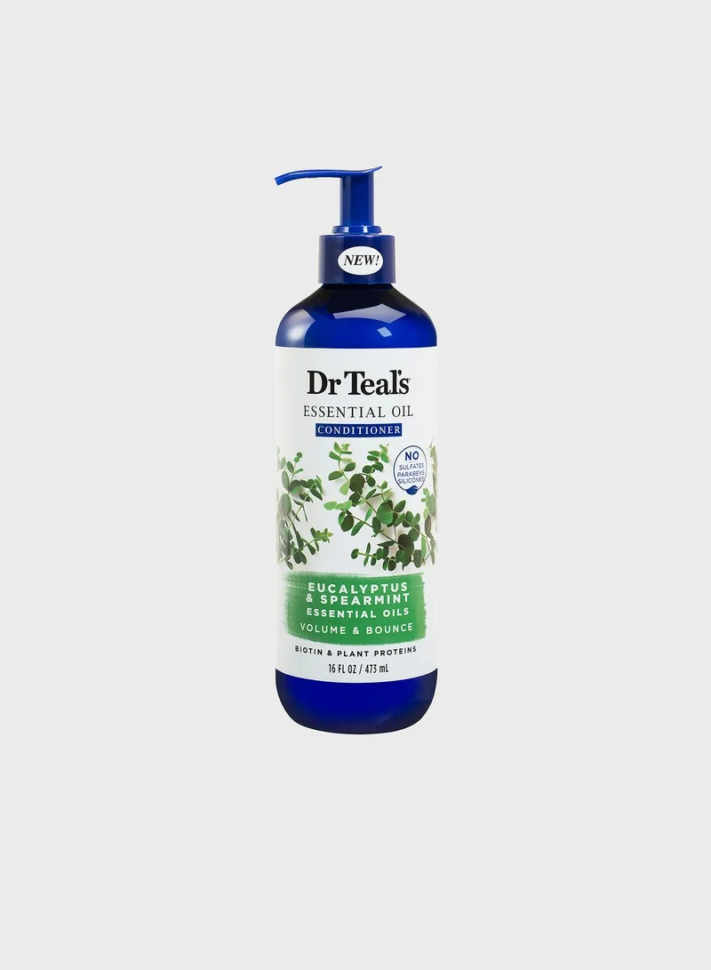 Dr. Teals Dr Teal'S Volume & Bounce Essential Oil Conditioner Eucalyptus & Spearmint 473Ml