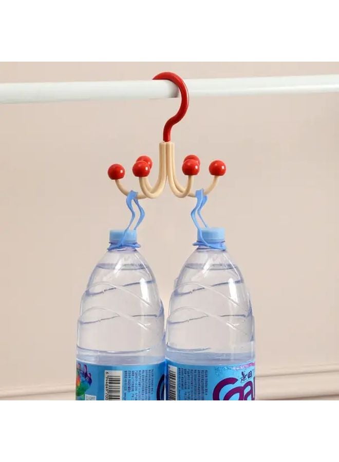 6 قطع خطافات دوارة خضراء متينة، منظف خزانة دوار 360 درجة للمناشف والحقائب - Image 5