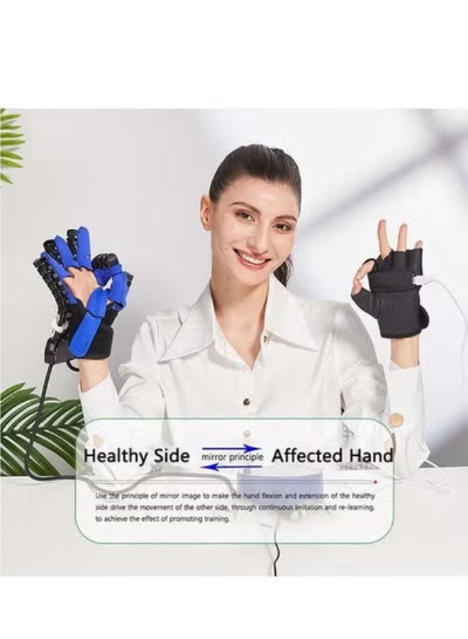 Hand Rehabilitation Robot Gloves,Finger Rehabilitation Gloves for Stroke Recovery Hand Strength Exercise and Adaptive Training Hemiplegic Finger Cerebral Palsy Equipment Relieve Hand Stiffness - Image 4