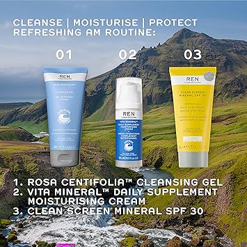 REN CLEAN SKINCARE REN Rosa Centifolia Cleansing Gel 150ml Refreshing NonDrying Face Wash with Aloe Vera and Rose Extract Gently Removes Impurities and Balances Skin Vegan and CrueltyFree - Image 3