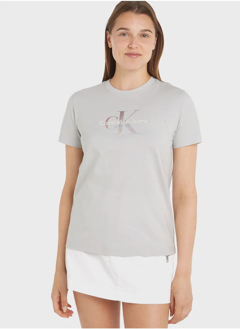 Calvin Klein Jeans Crew Neck Logo T-Shirt