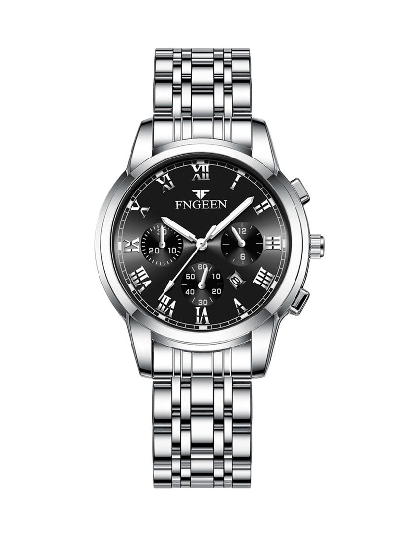 فنجين ساعات نسائية من أفضل العلامات التجارية الفاخرة المقاومة للماء وساعة التاريخ للسيدات بحزام من الفولاذ ساعة كوارتز كاجوال ساعة يد رياضية للنساء - Image 5