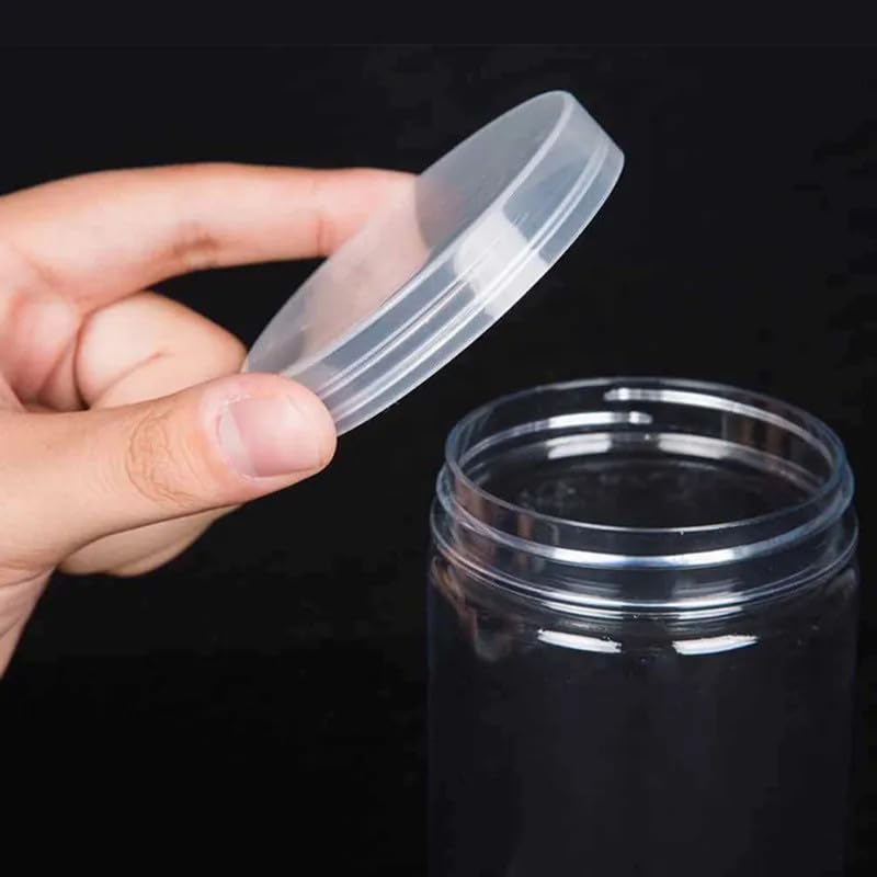 MosQuick® Set of 6 Transparent Airtight Container Set for Kitchen - Highly Durable Air Tight Containers for Kitchen Storage, Jars and Containers Set, Ideal mukhwas & Snacks container - Image 5