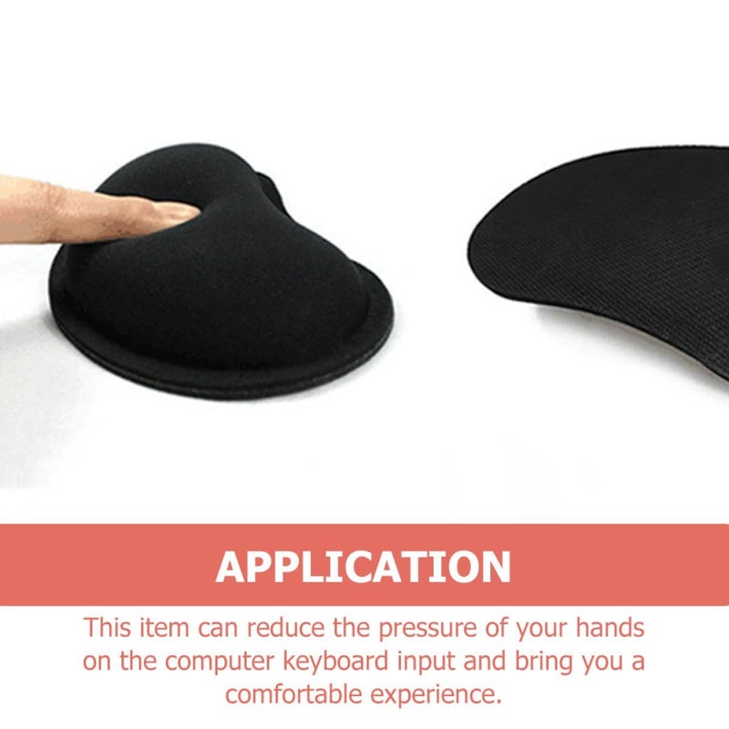 Memory Foam Keyboard And Mouse Wrist Rest Set 3pcs With Anti Slip Base - Image 4