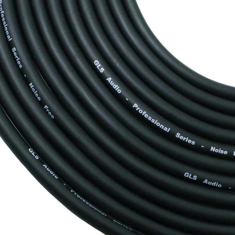 جي أل أس أوديو كابل توصيل GLS Audio بطول 25 قدم - ذكر XLR إلى 1/4 بوصة TRS أسود - كابل ثعبان متوازن بطول 25 قدم (ملاحظة: هذا ليس كابل ميكروفون!) - Image 2