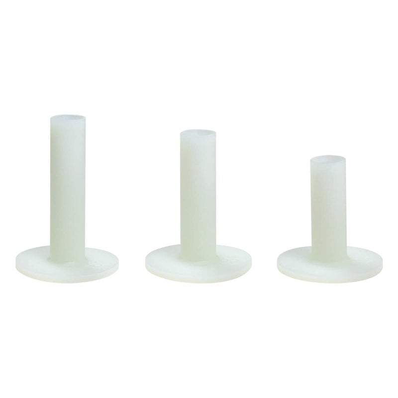 Scott Edward Golf Practice Tees 3/4 Pieces Packed Rubber Tee Indoor And Outdoor For Driving Range And Practice Mat White/Black/Orange/Glow - Image 1