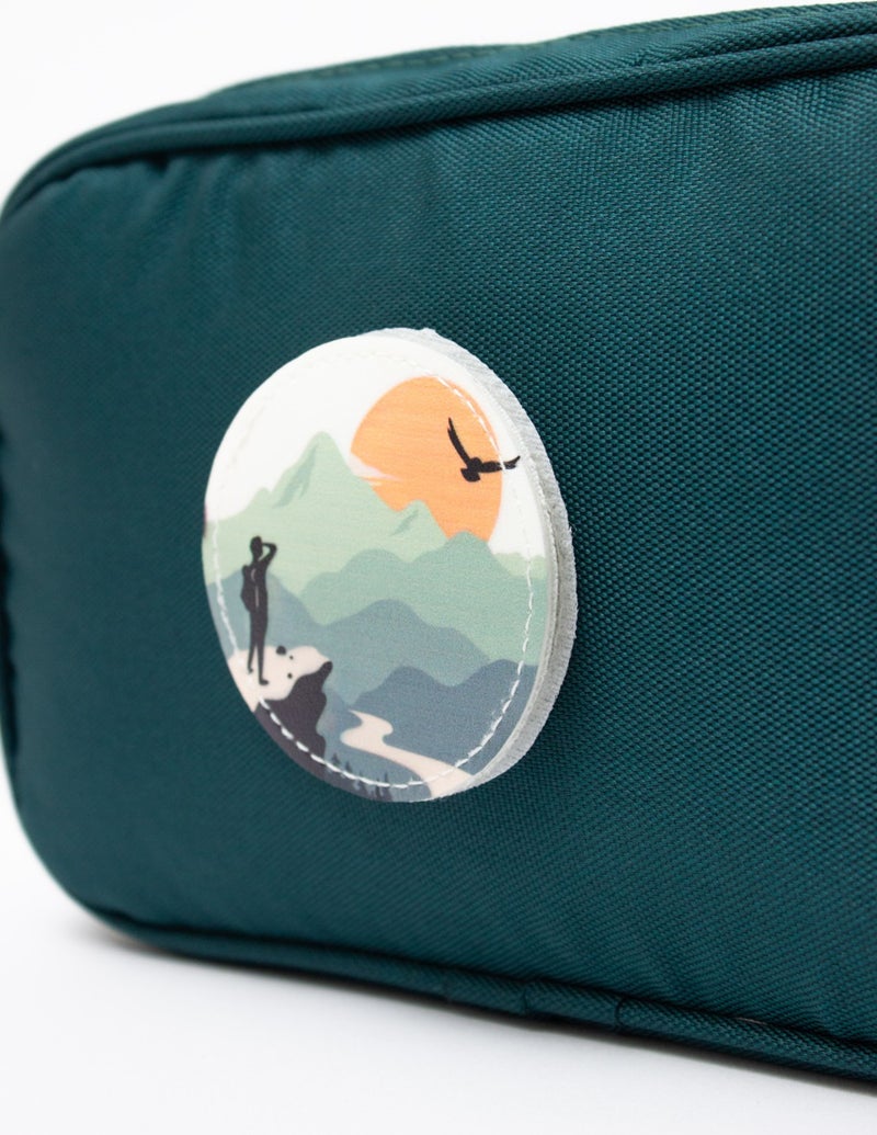 Kaff Green K0070 Interchangeable Sticker Crossbody Hand and Shoulder Bag  - Image 2