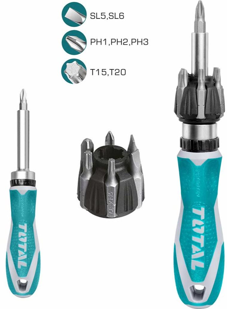 TOTAL ScrewDriver Bits Set 8Pcs - Image 5