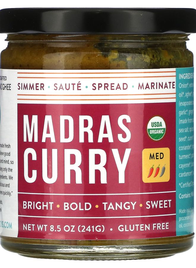 Pure Indian Foods Madras Curry Medium 8.5 oz (241 g)