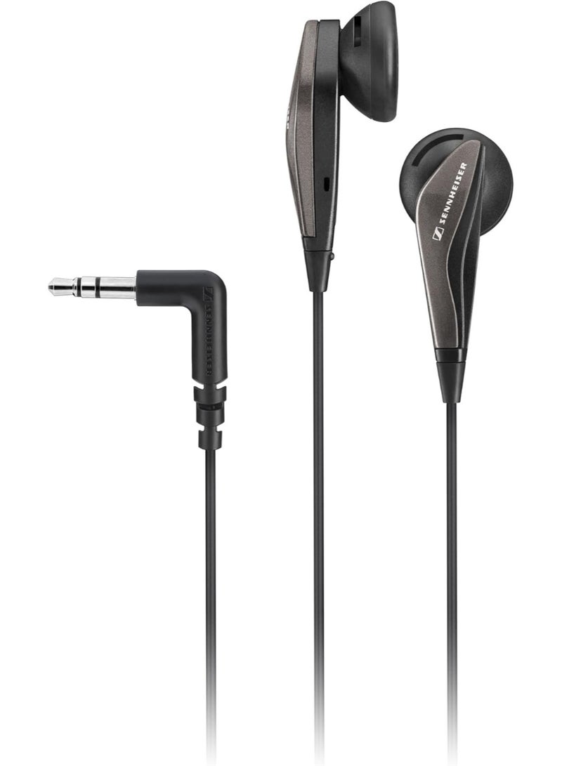 سنهيسر MX375 In-Ear Dynamic Wired Headphones - 3.5mm L-Type Plug High-Definition Stereo Powerful Bass Classic Entry-Level Earbuds black - Image 3