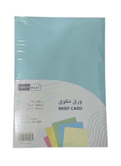 LEENO Brief card 150g blue A4 -50s 