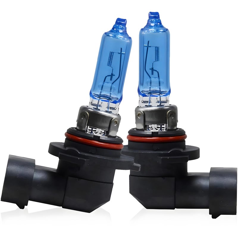 Flygun 2 PCS 9005 Car Halogen Bulbs, Ultra White Light Bulbs, 12V 100W Front Fog Light Bulbs, Super Bright High Beam Low Beam Bulbs Auto Lights Universal for Most Cars, Trucks, SUVs (White) - Image 1
