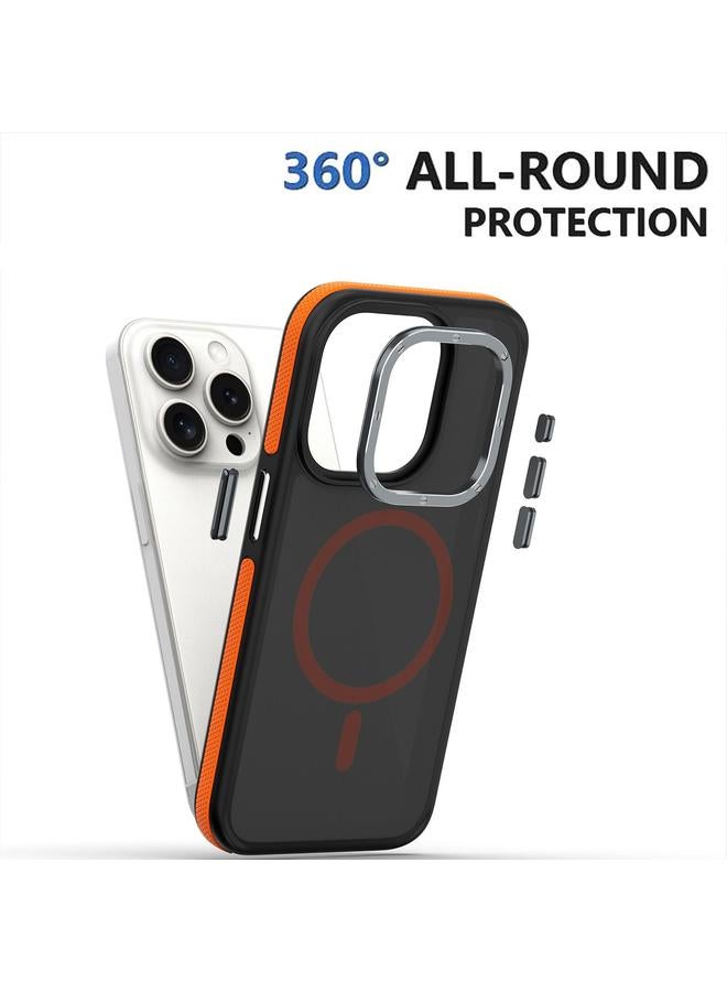 S-TOP Case For iPhone 15 Pro Dual-Color Skin Feel MagSafe Phone Case - Image 2